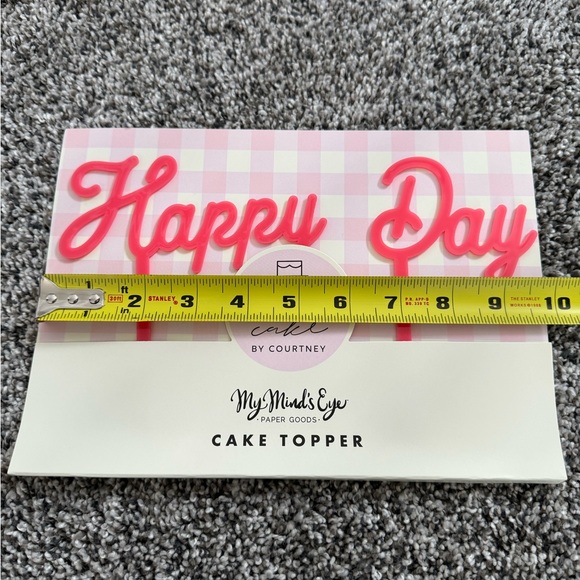 Happy Day Cake Topper - Picture 4 of 4